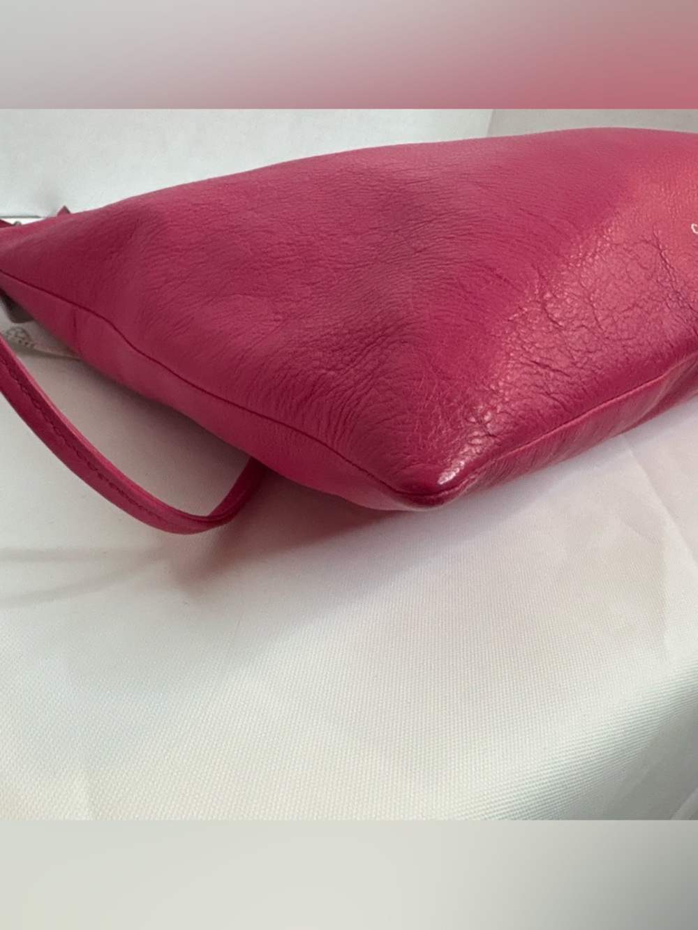 Coach Bleecker Hot Pink Daily Shoulder Bag (Style No. 29461). Like New - Picture 4 of 16